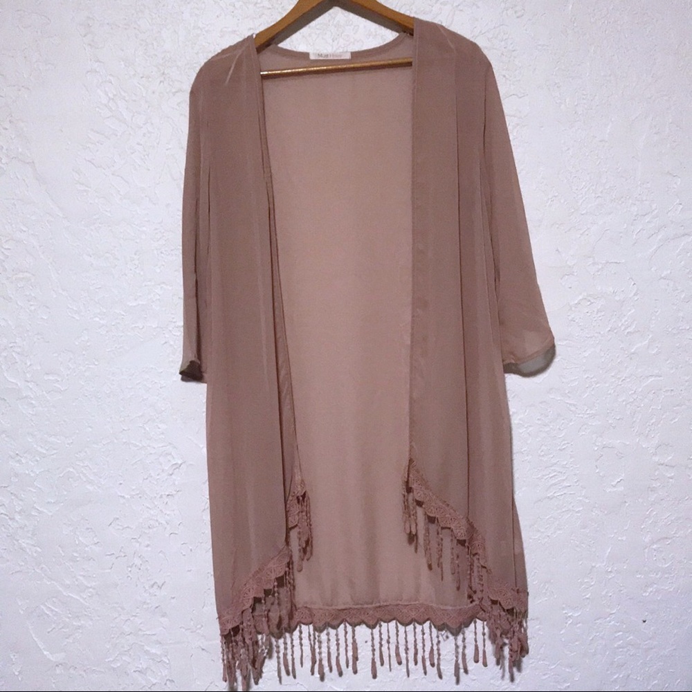 Rose colored Kimono